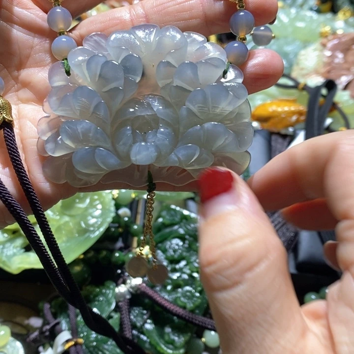 岫玉毛衣链未镶嵌