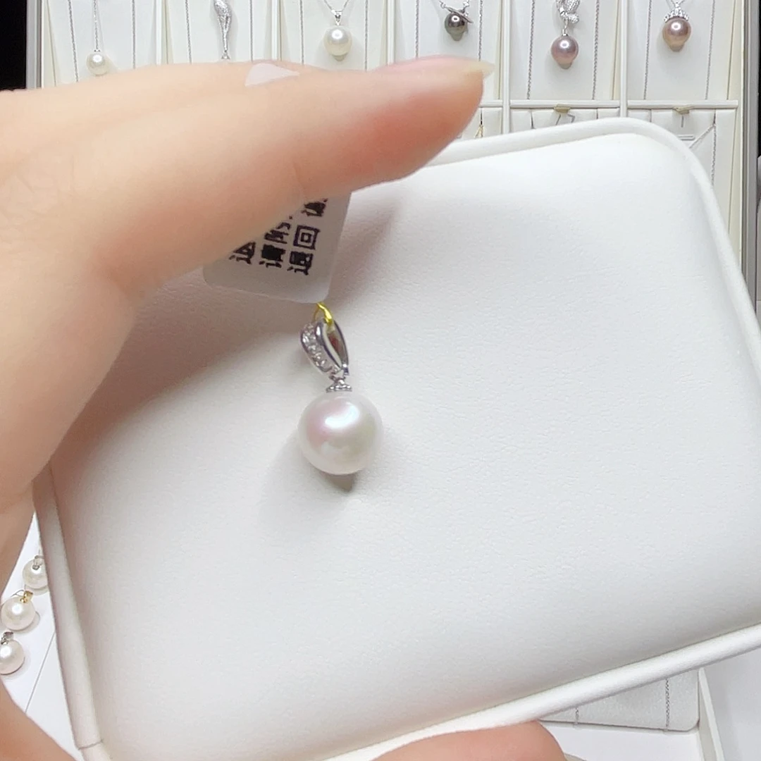 淡水珍珠吊坠(赠链)合金