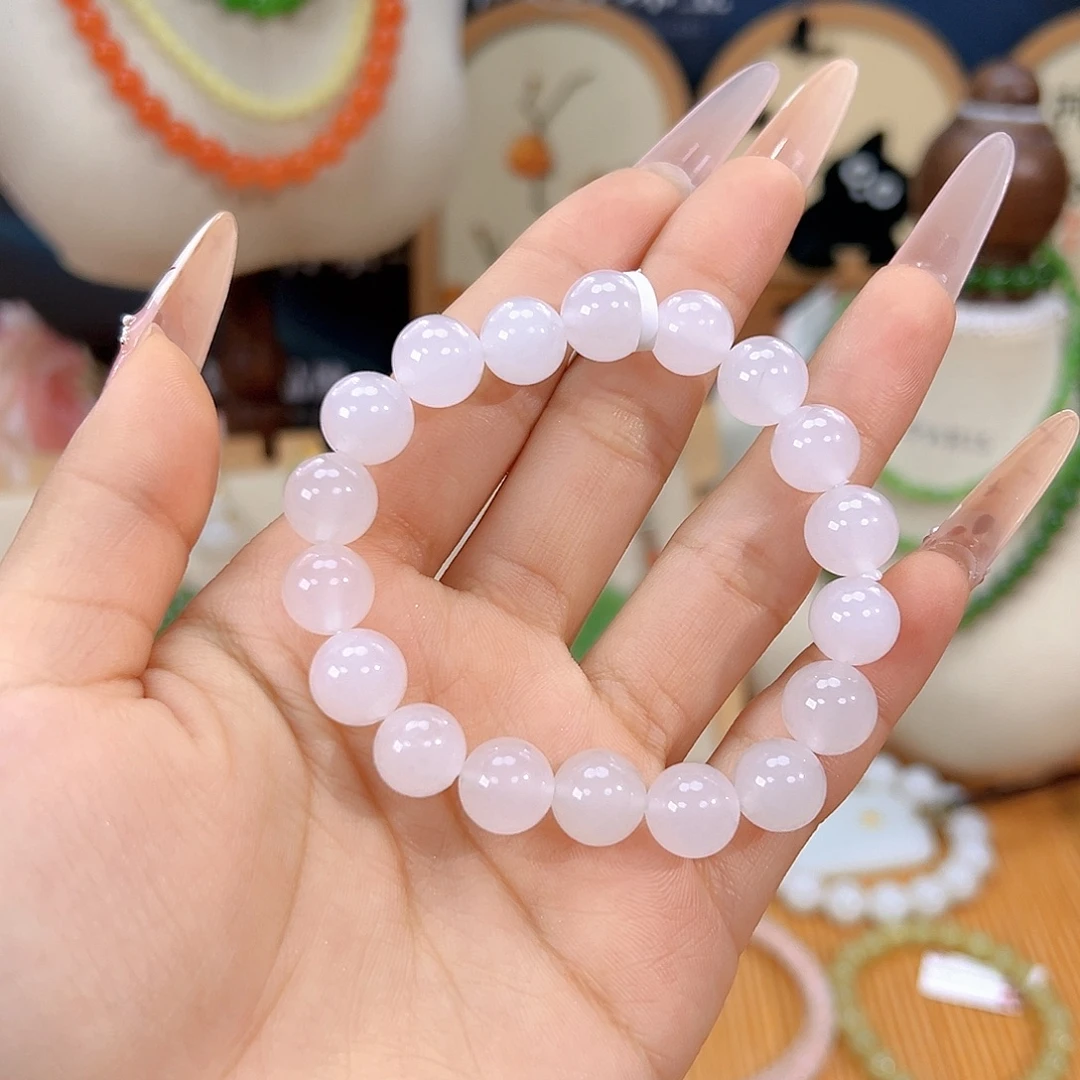 石英质玉（金丝玉）未镶嵌手链sj