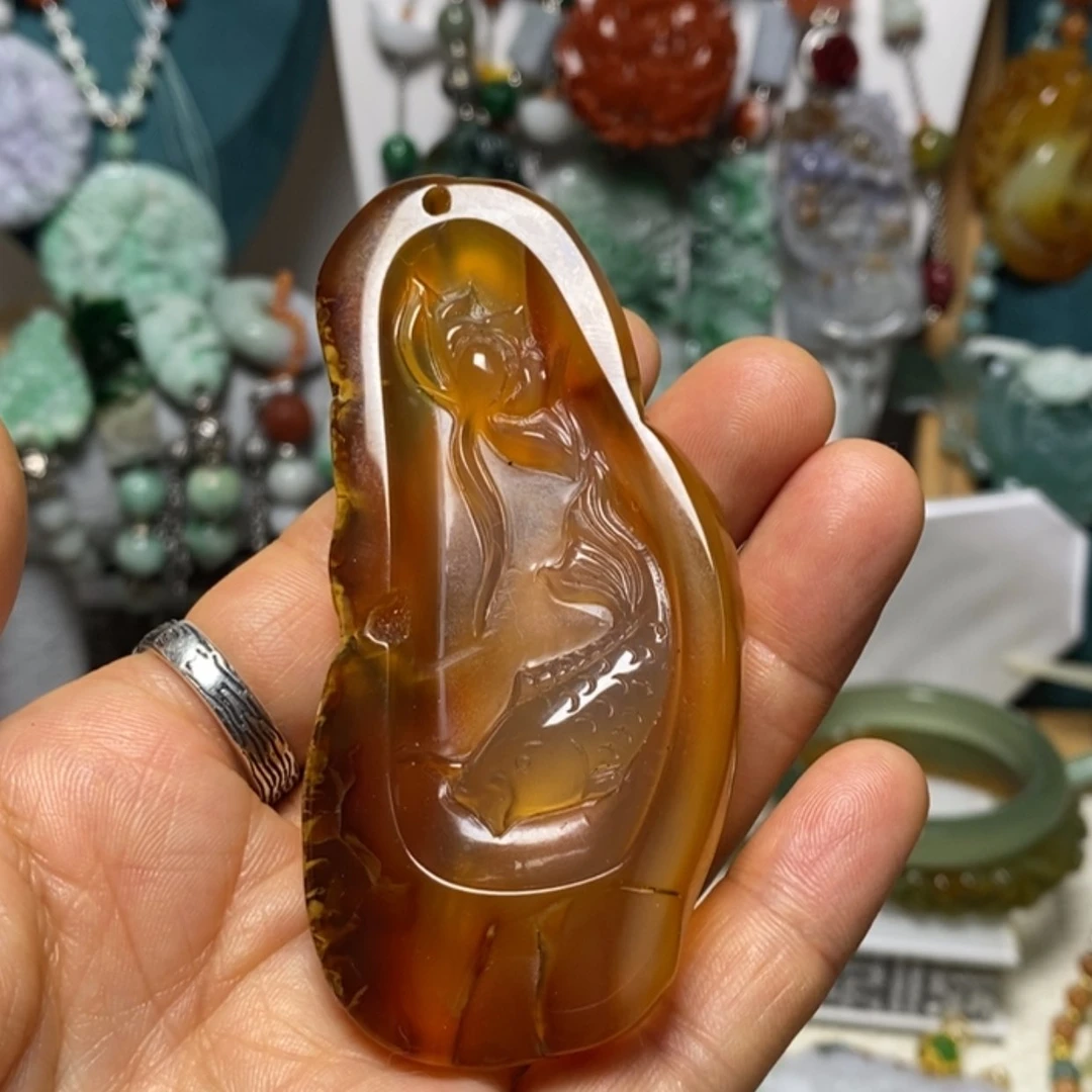 【闪购商品】翡翠吊坠(赠链)未镶嵌