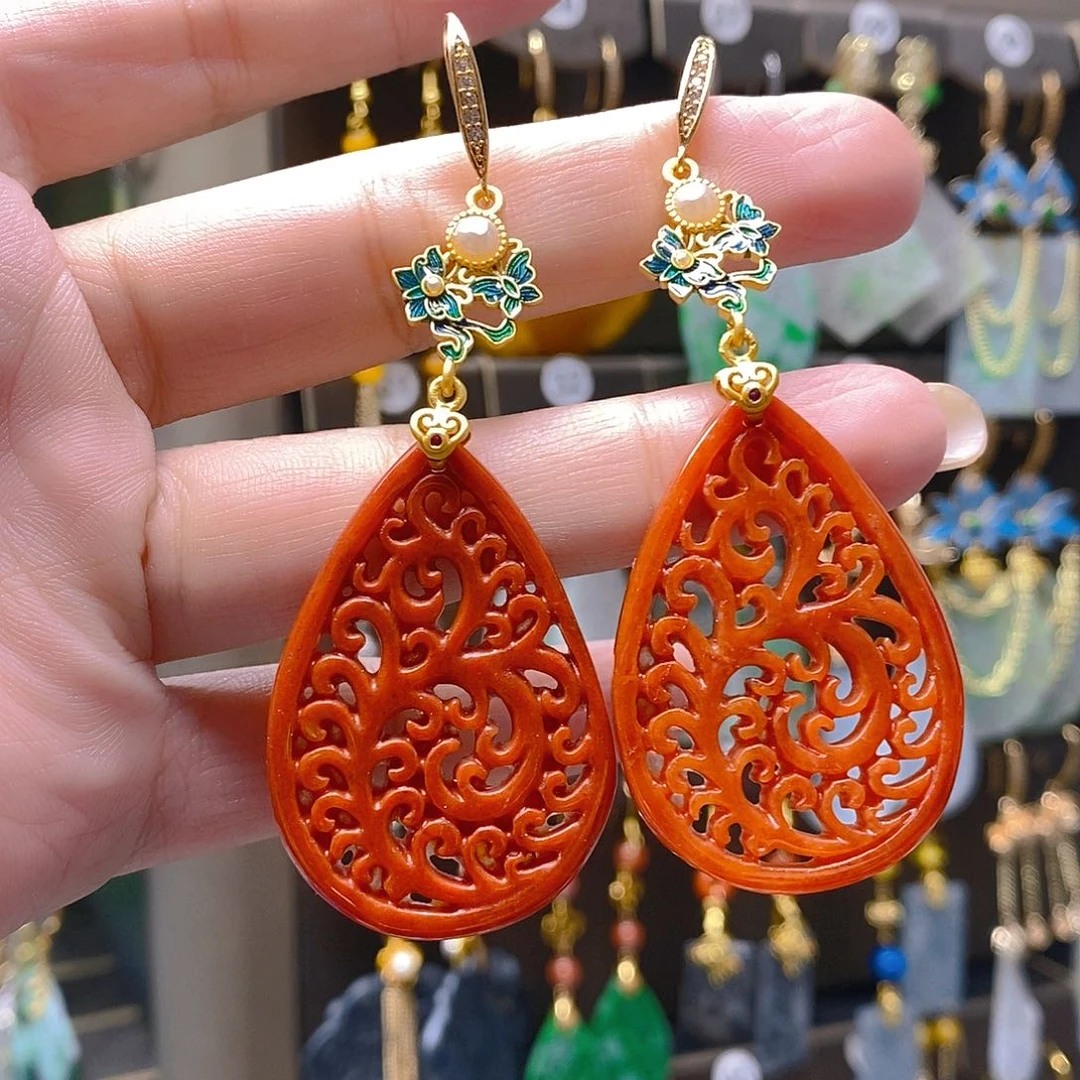 未镶嵌翡翠耳饰翡翠