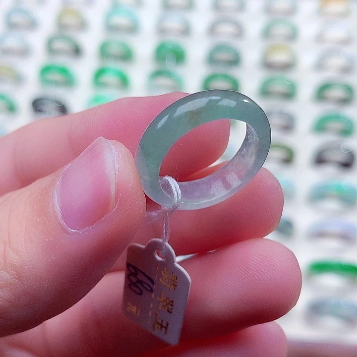 翡翠未镶嵌戒指12号