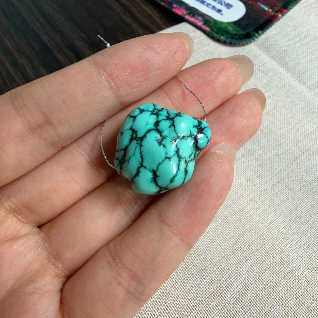 高瓷随行吊坠绿色