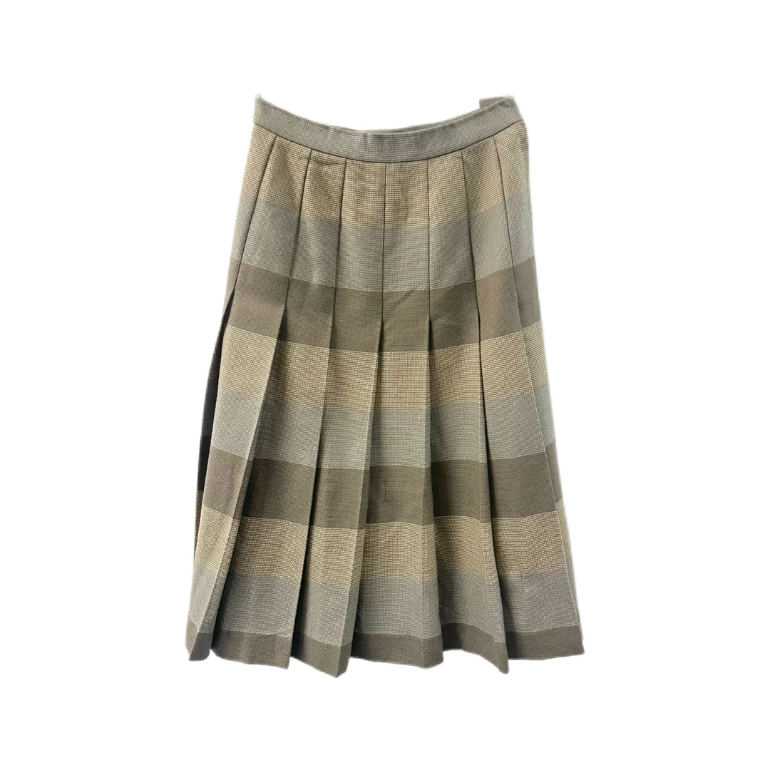 95新 DIOR/迪奥 格纹百褶裙半裙/fy1930