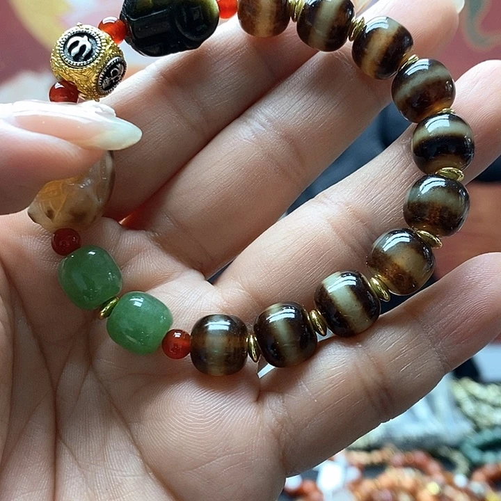 玛瑙/玉髓手链合金