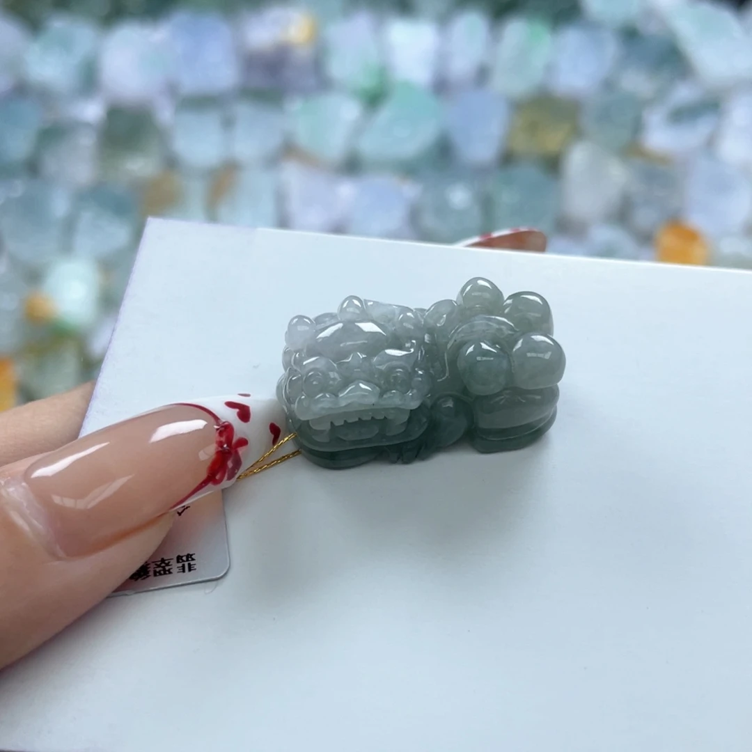 颈饰未镶嵌翡翠貔貅40