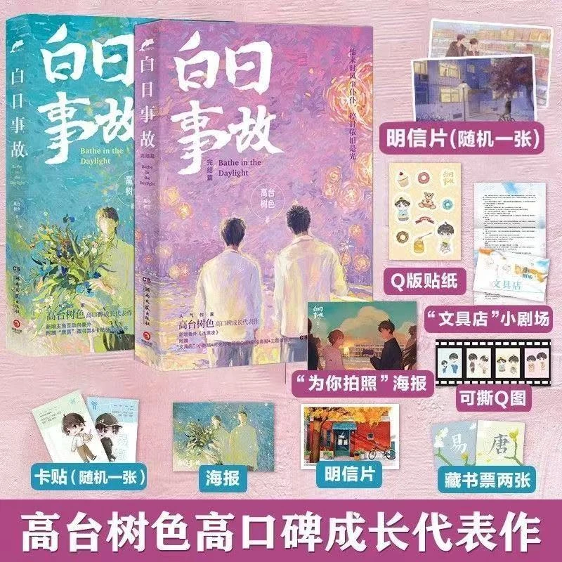白日事故全两册 高台树色著  双男主暗恋救赎文 裸寄默认微瑕