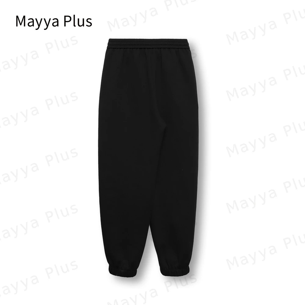 【松弛感】Mayya Plus麦芽定制轻奢气质百搭款针织裤子32346892B