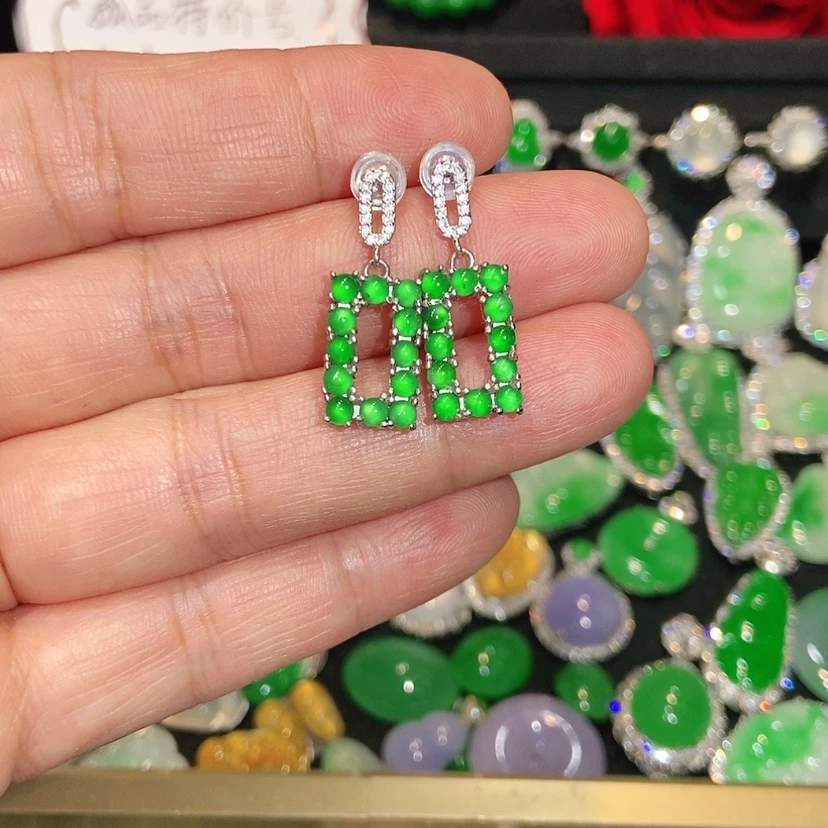 【闪购商品】未镶嵌翡翠耳饰天然翡翠
