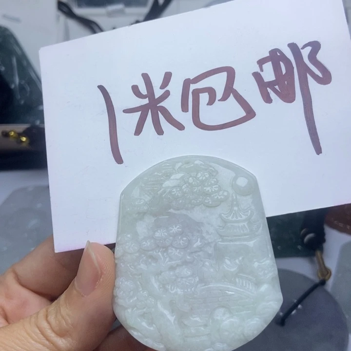 富***平翡翠未镶嵌颈饰翡翠