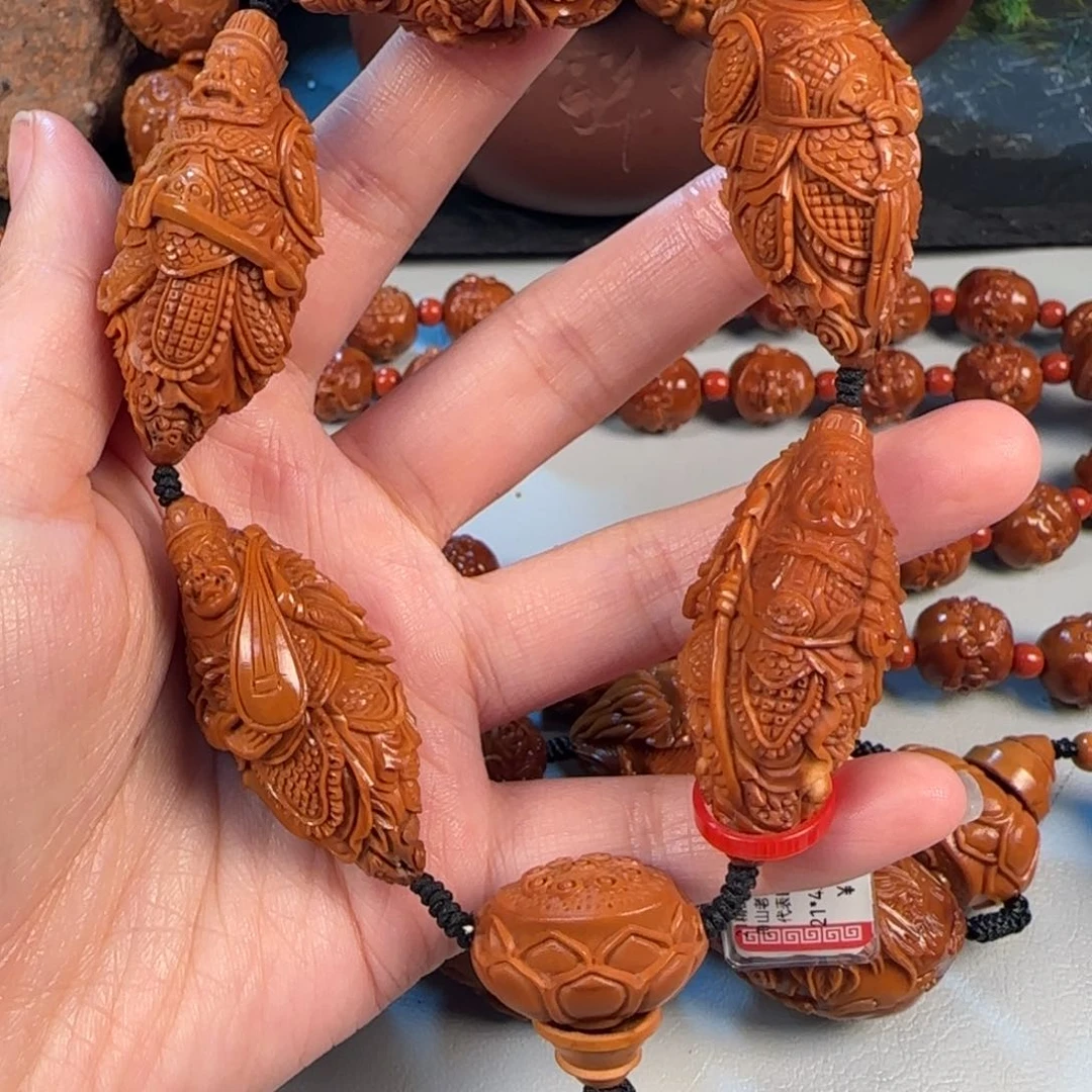 橄榄核手串/手链༺****四大天王护韦陀