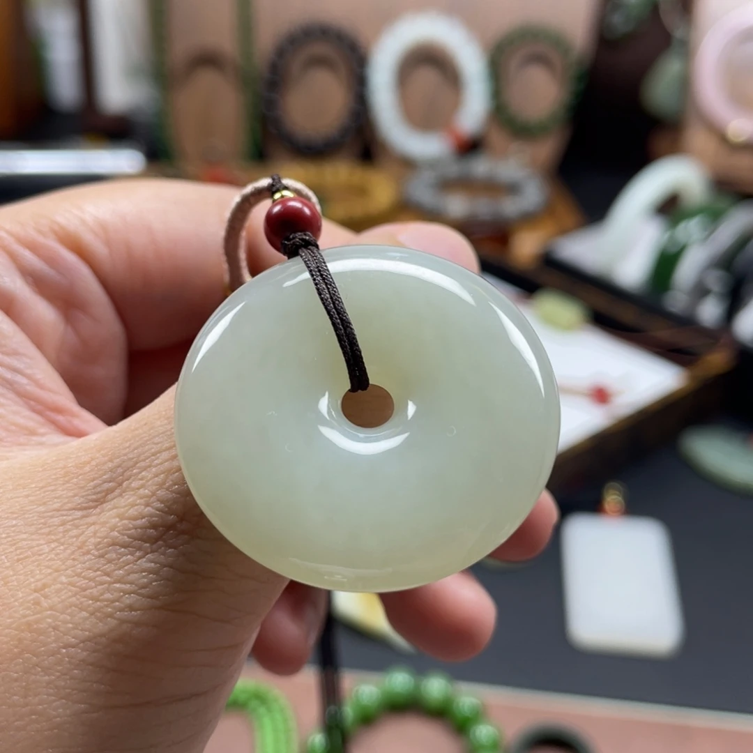 和田玉未镶嵌珠宝奇石35-7.2mm