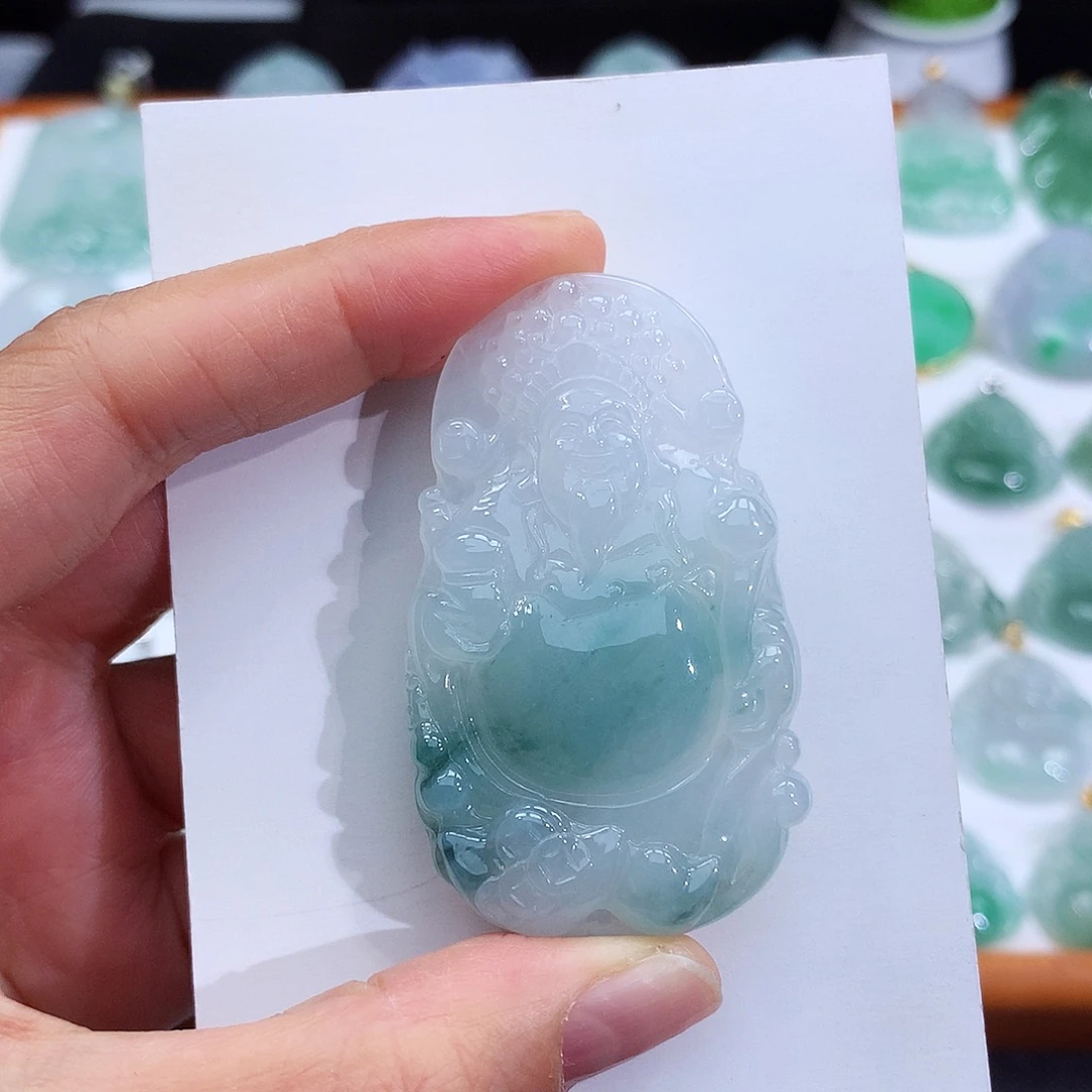 翡翠未镶嵌颈饰翡翠吊坠
