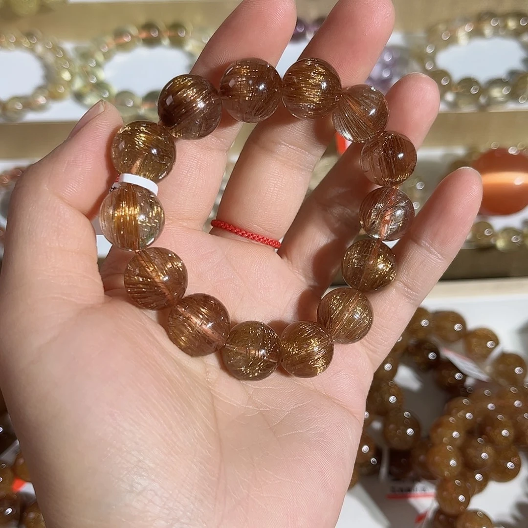 水晶手链未镶嵌晶莹剔透