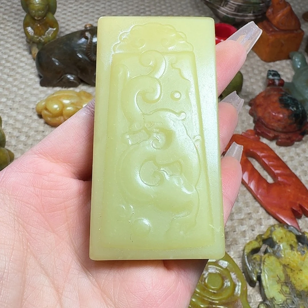 白玉菩提吊坠挂件