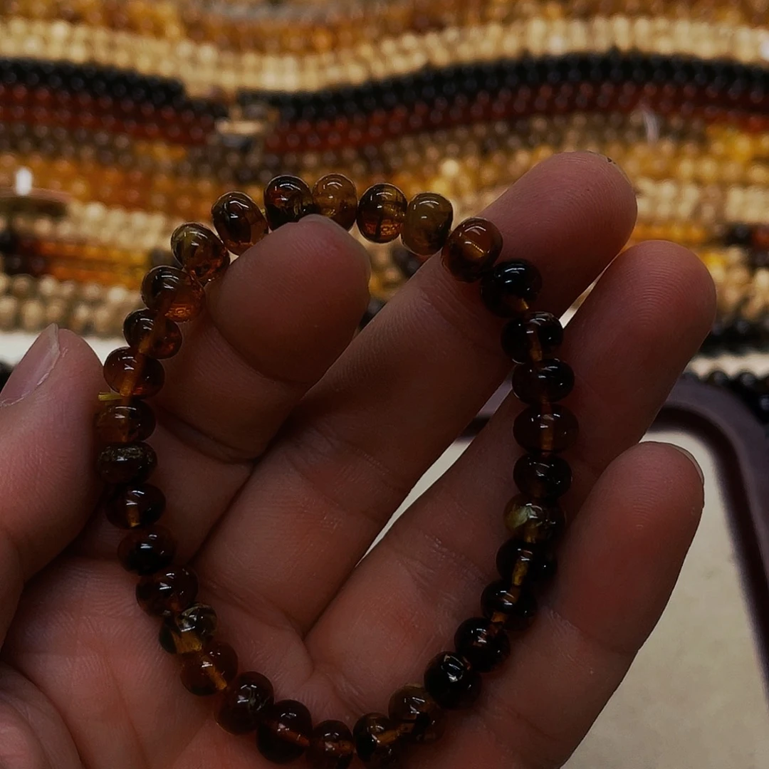 裸石琥珀未镶嵌七