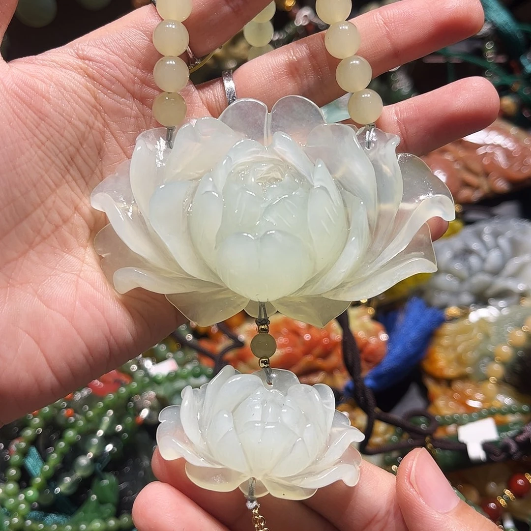 未镶嵌岫玉毛衣链