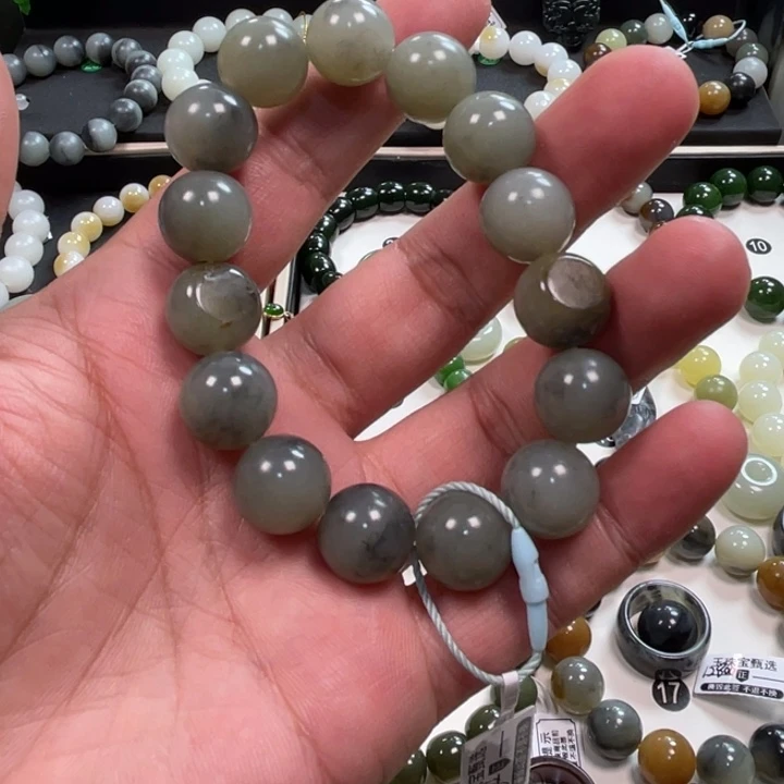 手链未镶嵌和田玉新疆青花子卡14