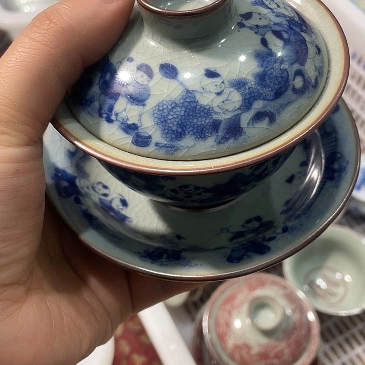 陶摆件景德镇陶瓷主人杯122