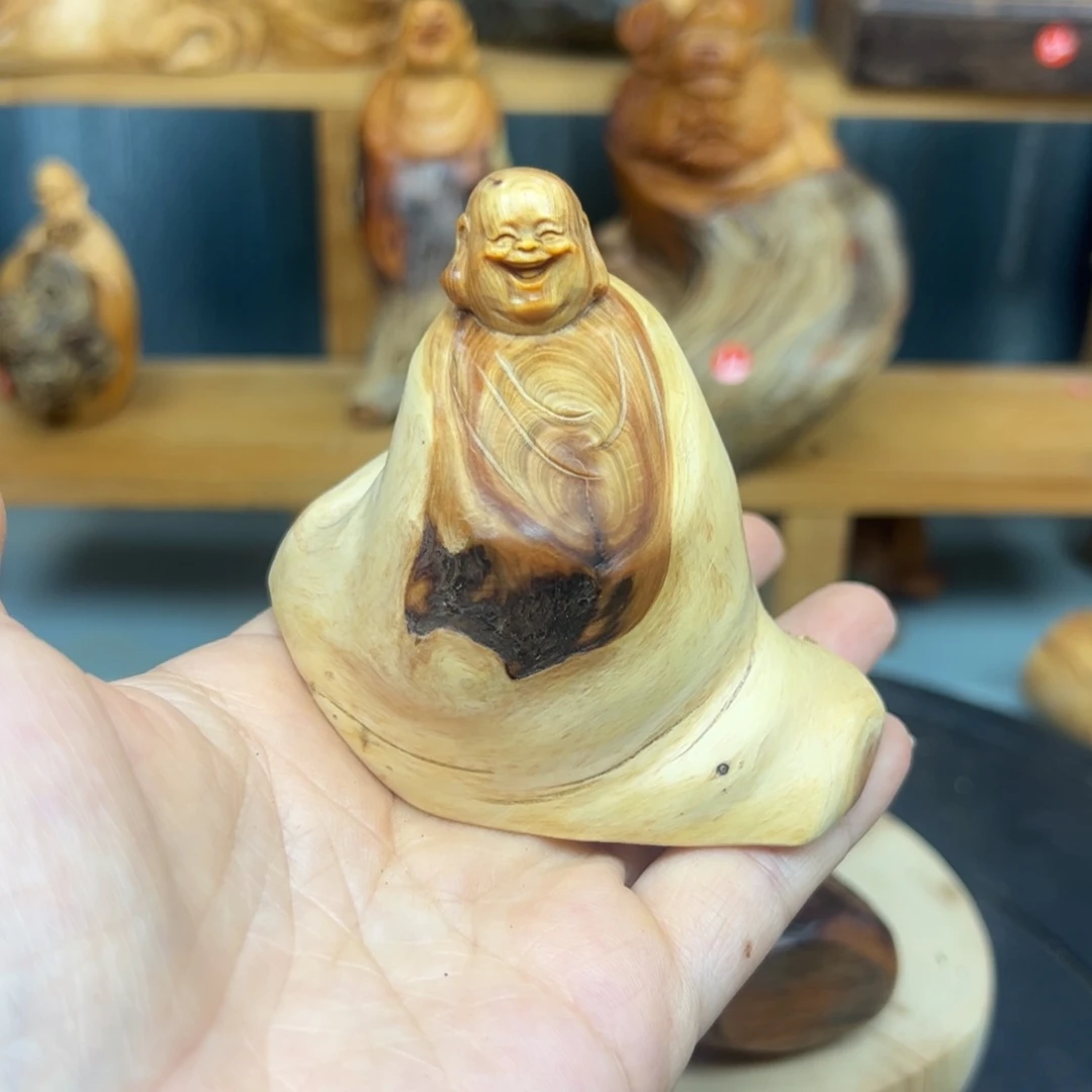 木鄧*崖柏木摆件手把件