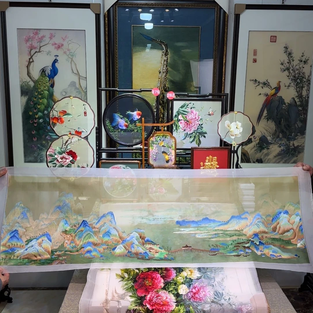 刺绣刺绣工艺精湛