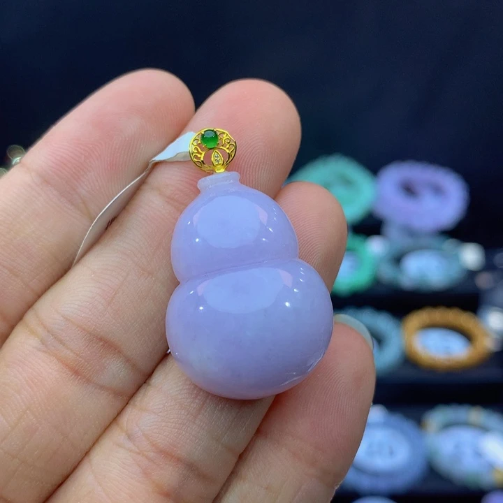 雨***燕18K金镶嵌手链翡翠翡翠