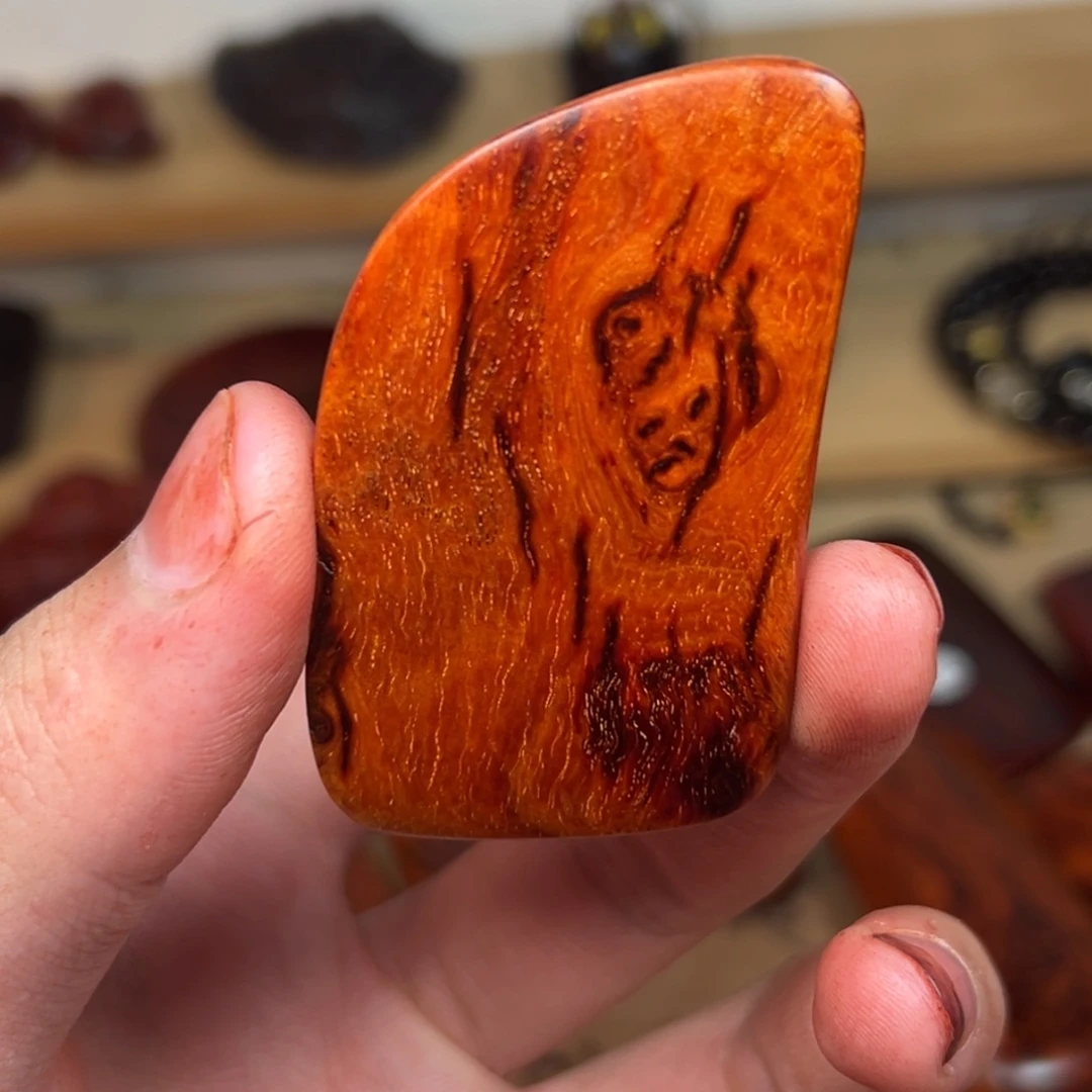 大***安把件小叶紫檀印度小叶紫檀