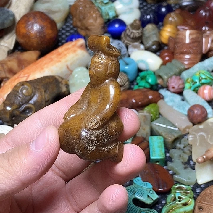 和田玉未镶嵌颈饰147