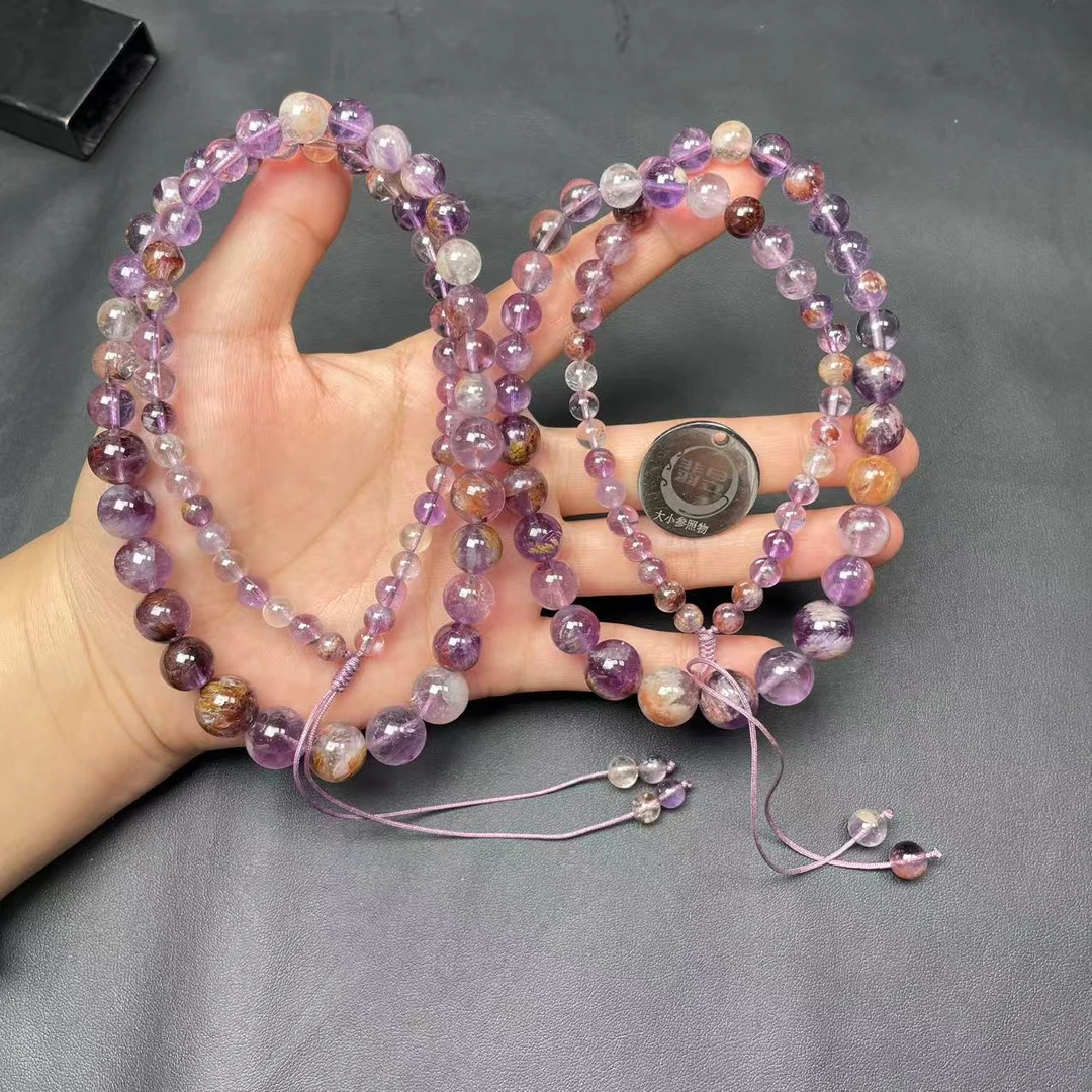 翡昱-SH41-37956-613-水晶珠链颈饰/约6-12+/约65颗/多样性发其一