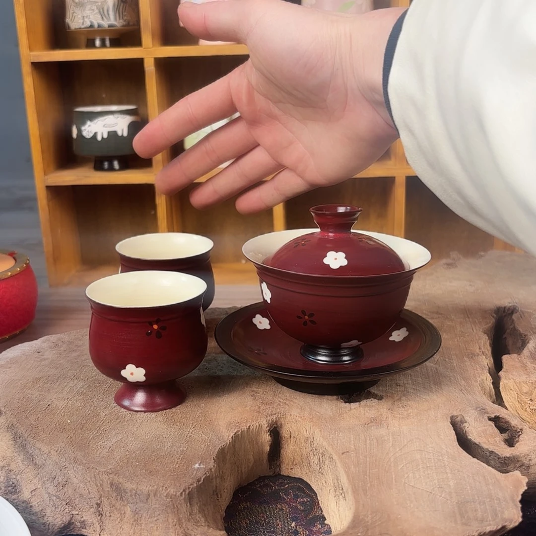 高温陶瓷茶壶茶杯盖碗