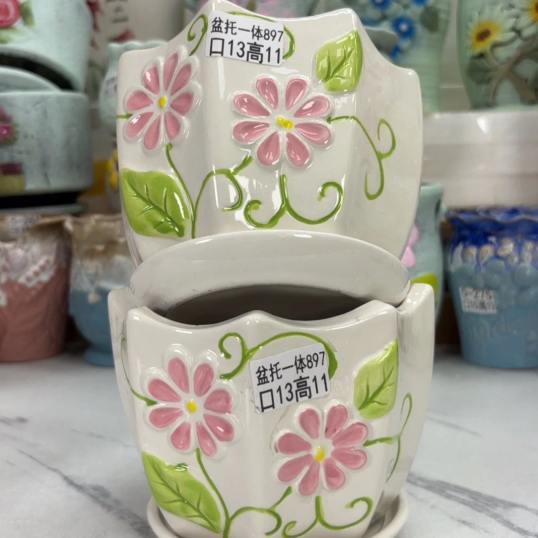 @夏西陶瓷花盆@@5897