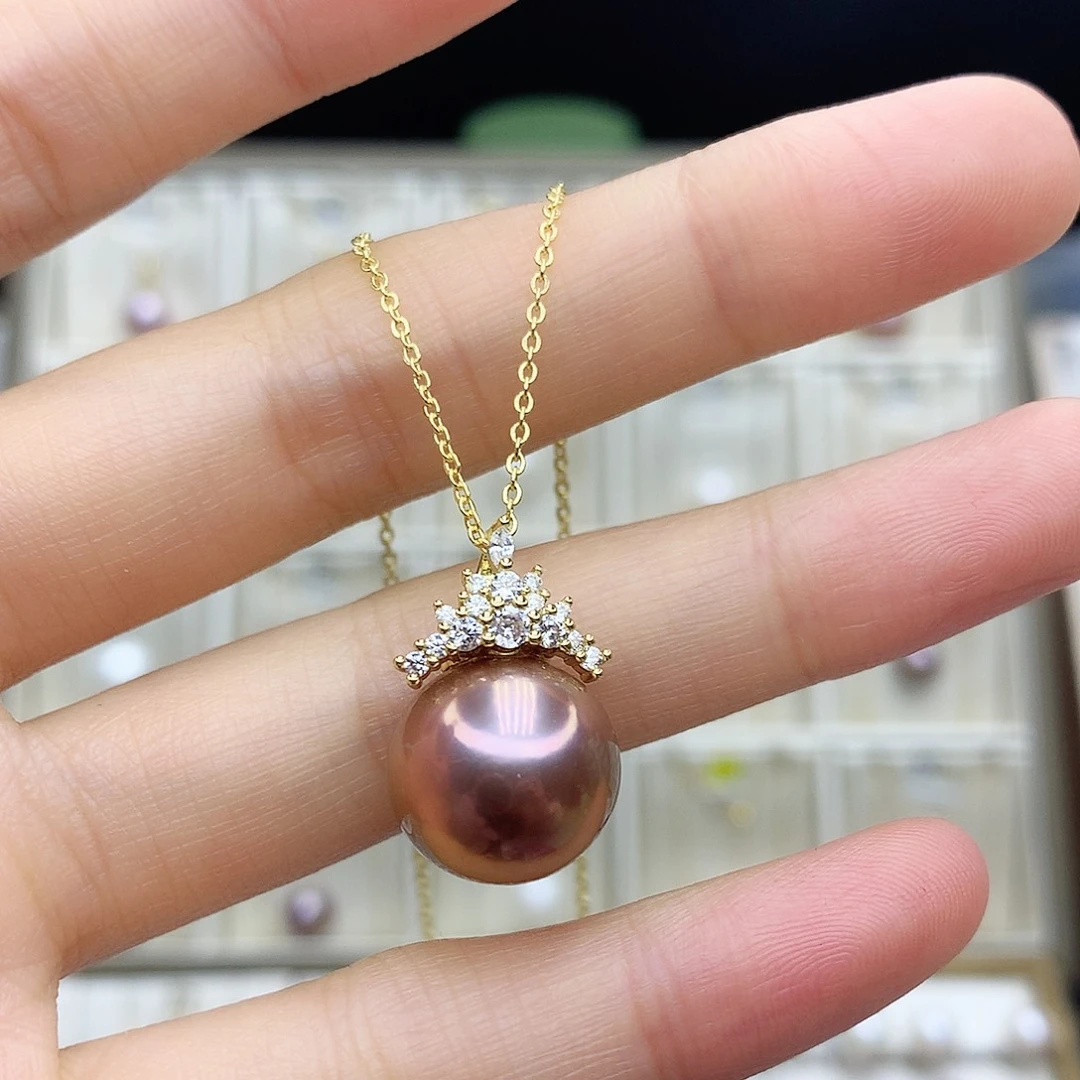 淡水珍珠颈饰合金