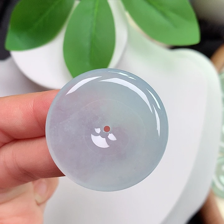 颈饰未镶嵌翡翠平安扣 34x6.0mm