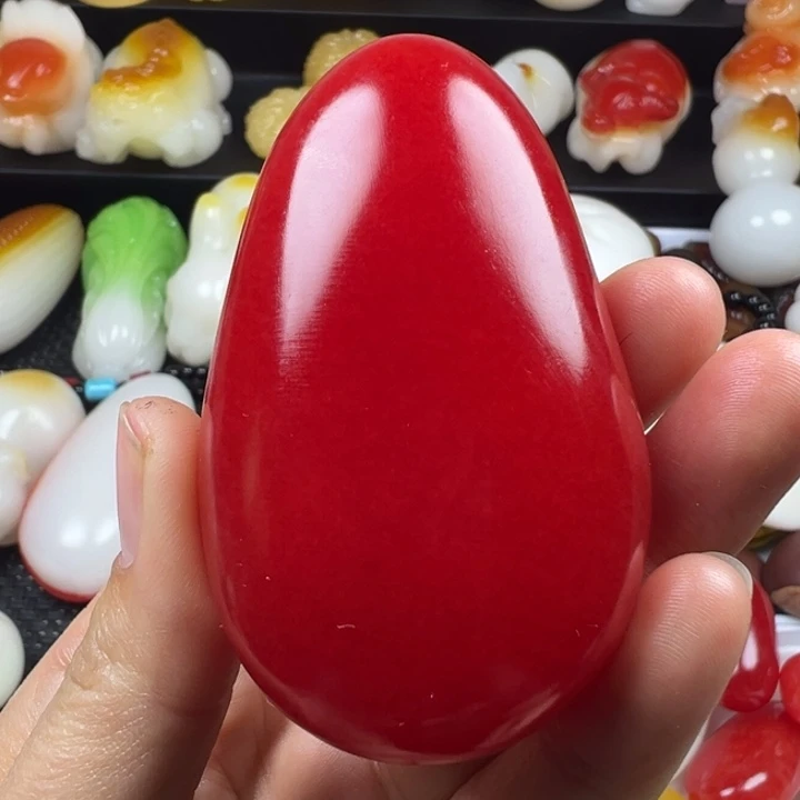 新疆戈壁五彩石金丝