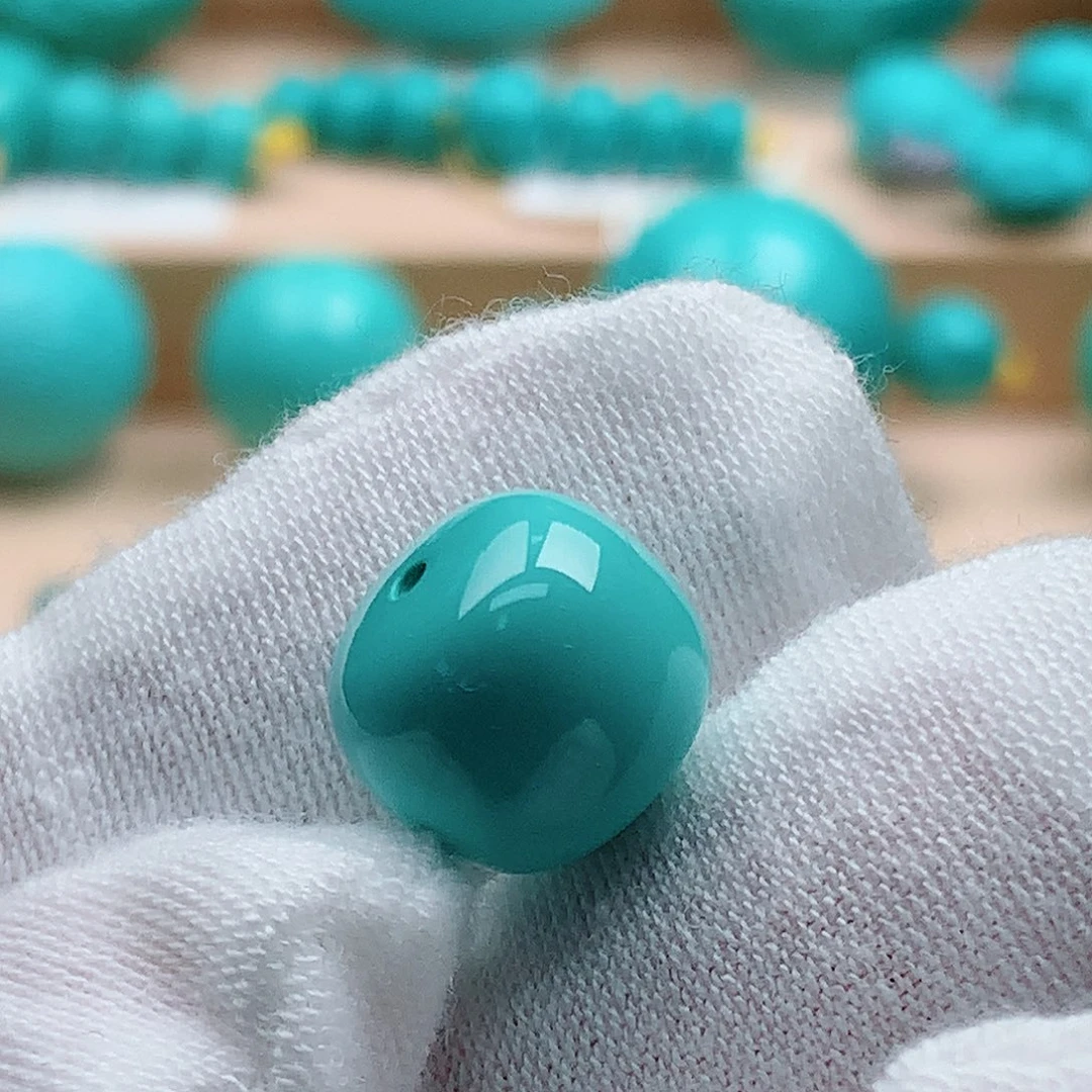 绿松石未镶嵌老型珠