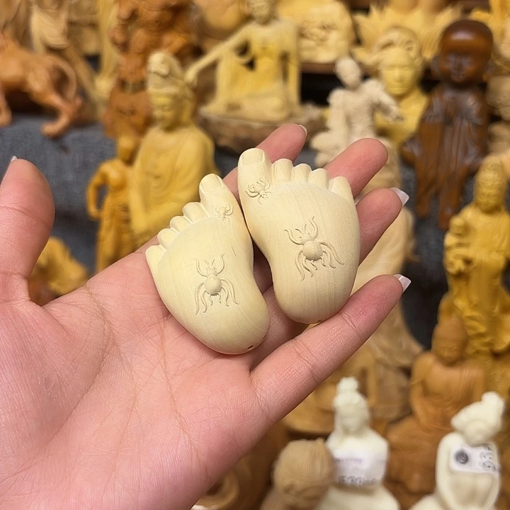 黄杨木黄杨木脚丫子一对