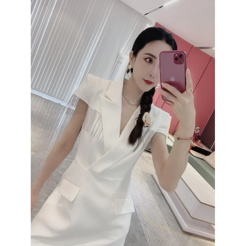 【橦颜推荐】魅力十足流苏显瘦连衣裙2516（3.29）