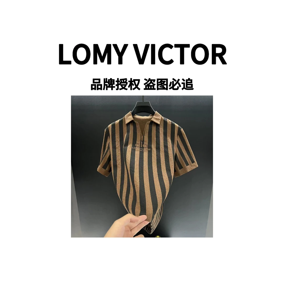 LOMY VICTOR欧洲站顶奢夏季新品短袖上衣男NZN2099