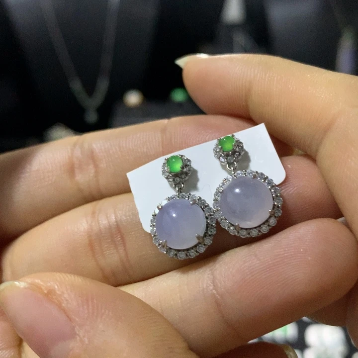 翡翠银S925镶嵌戒指