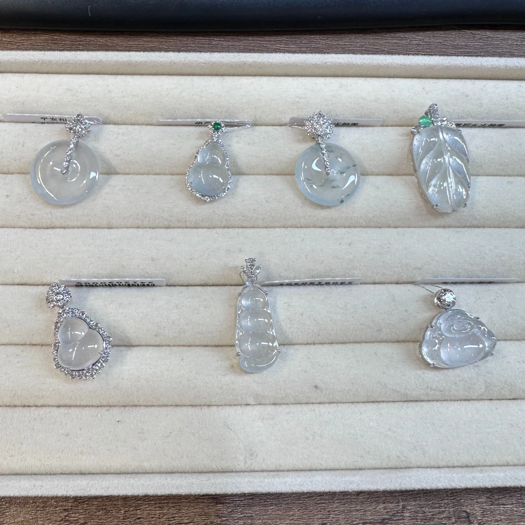 【彩虹盘】翡翠-18K金-多样性发一件-DY013|CXQ21