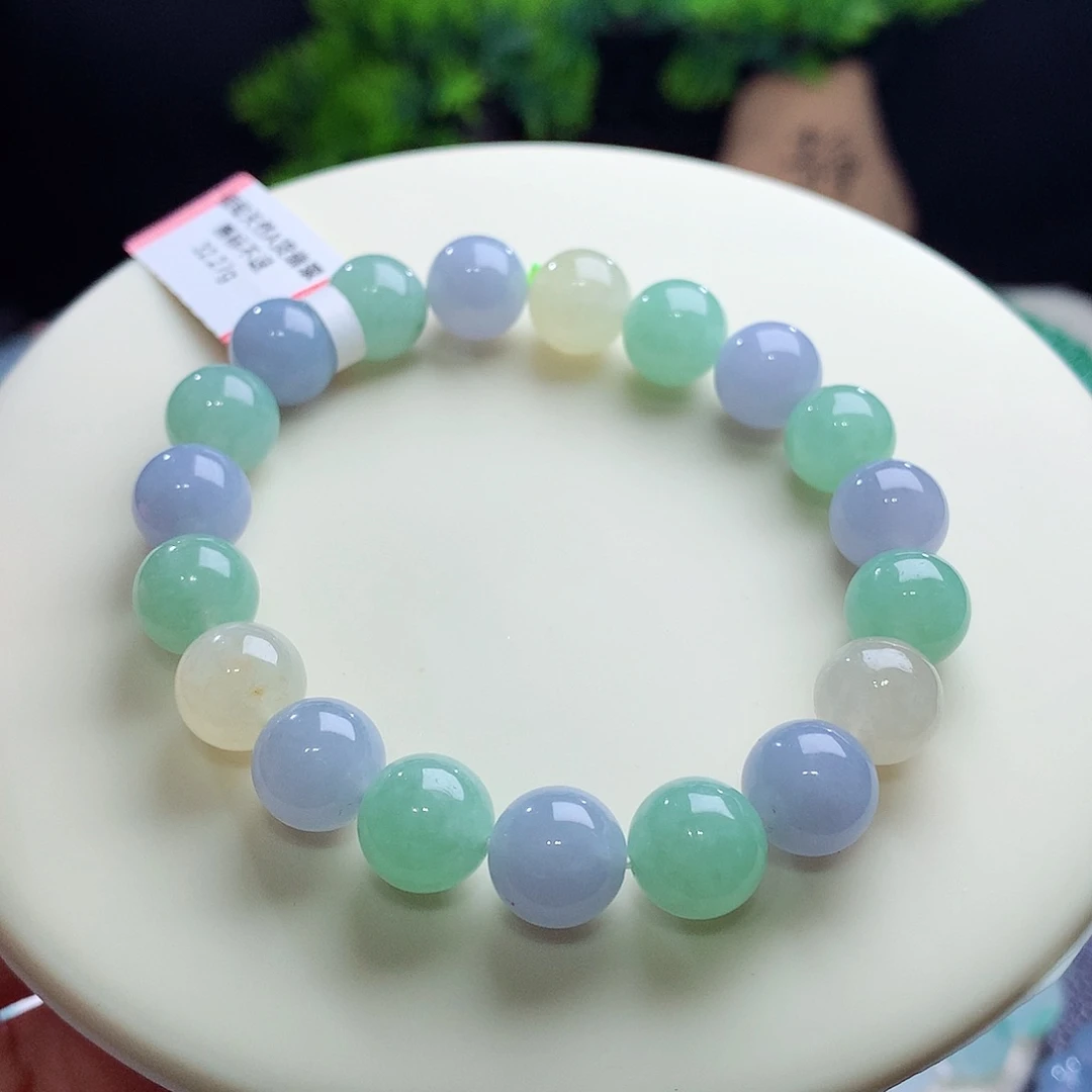 未镶嵌手串翡翠卡10mm