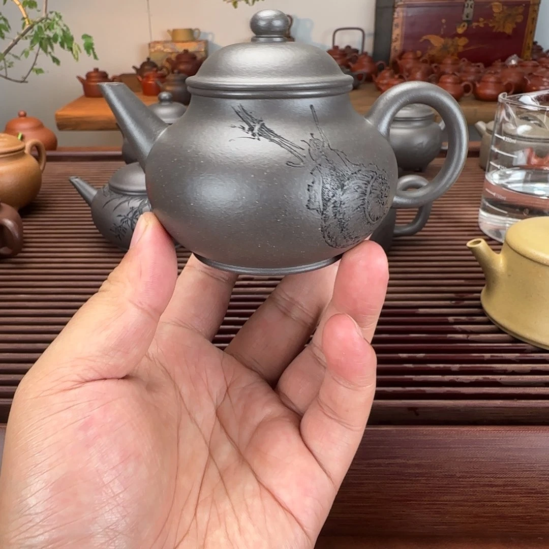 茶壶紫砂天青全手工