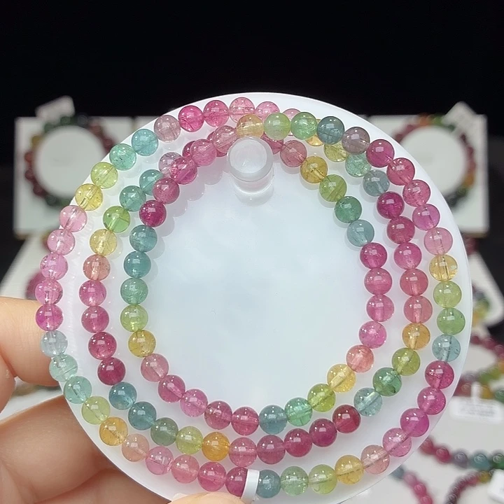 手链碧玺未镶嵌5.1mm±