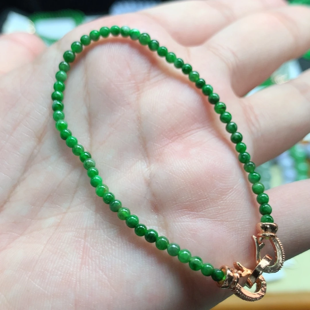 翡翠未镶嵌手链翡翠