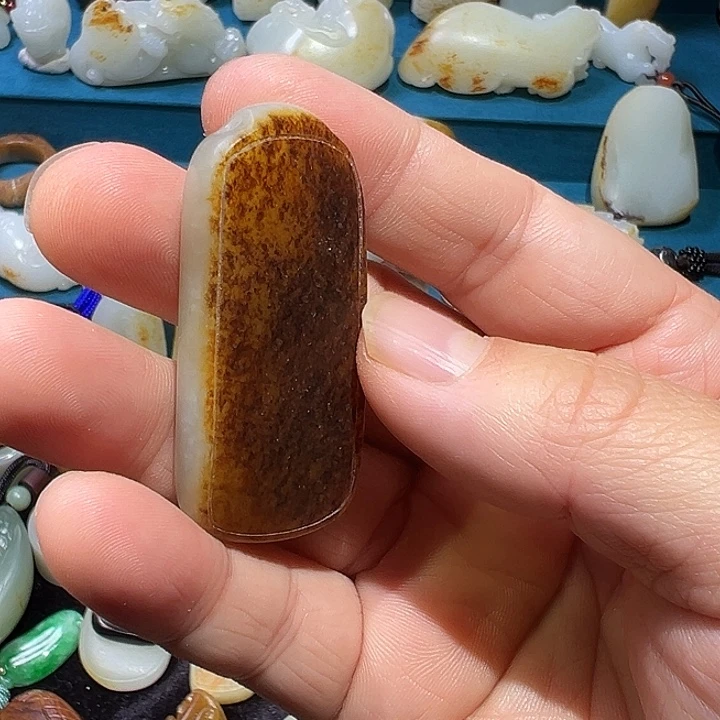 和田玉未镶嵌吊坠(不含链)