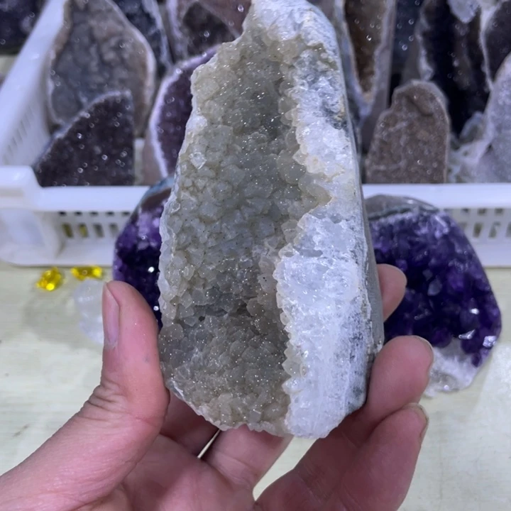 紫晶水晶牙软未镶嵌