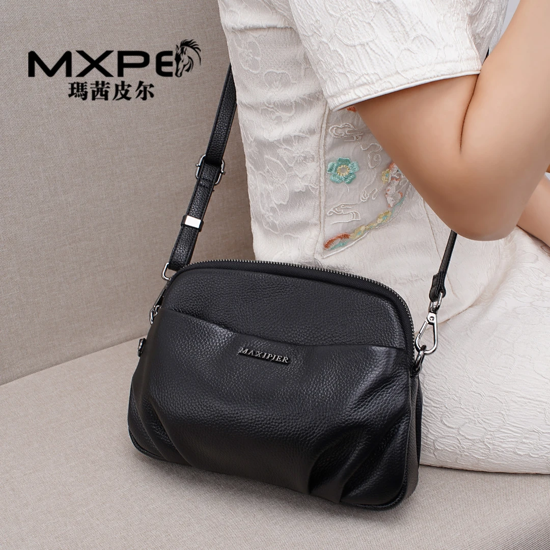 女士斜挎包设计感褶皱云朵包2025新款时尚经典多隔层手提斜挎潮包