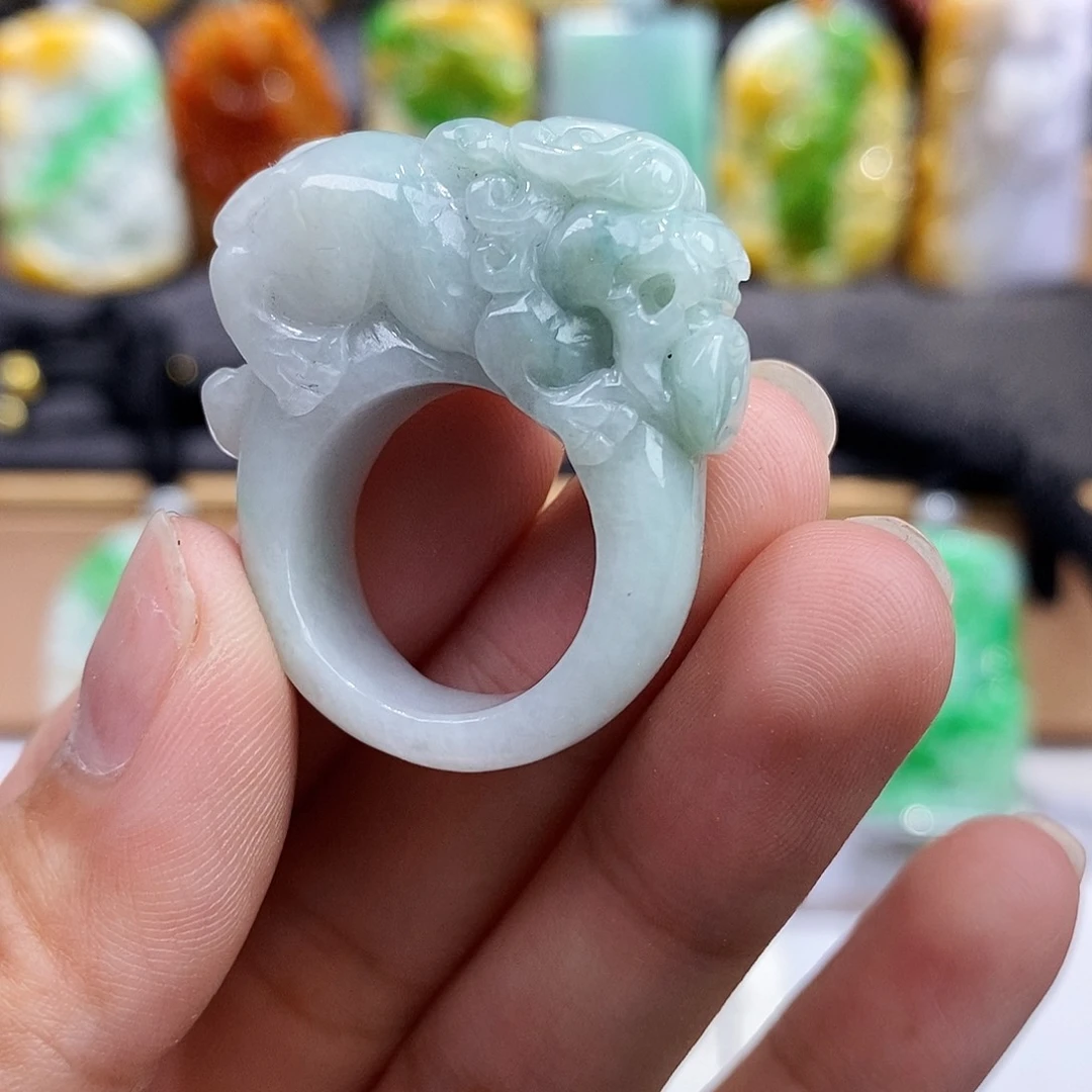 定制翡翠未镶嵌翡翠A货