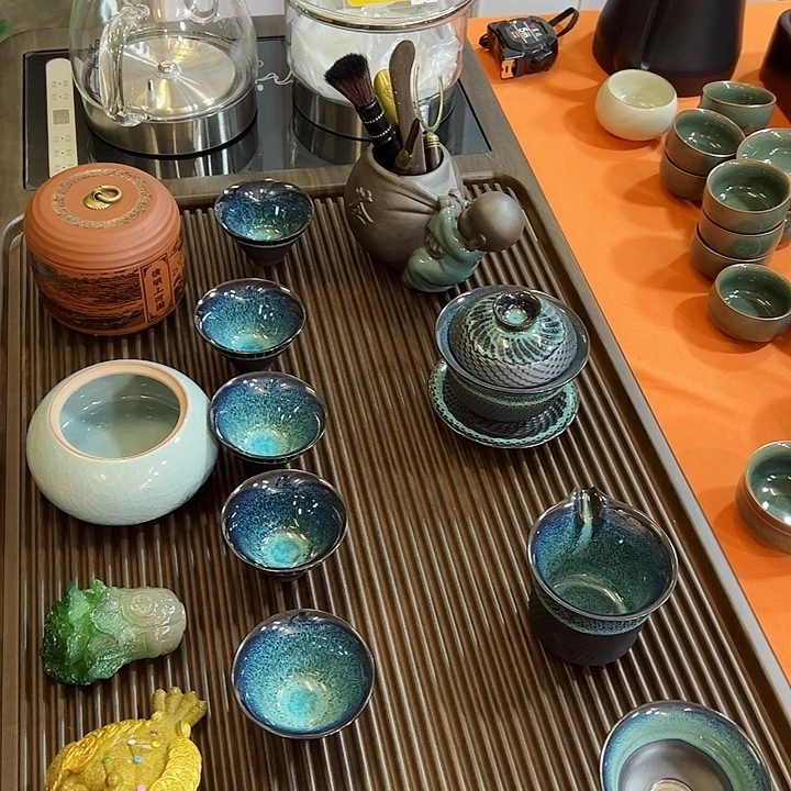 茶盘插排茶盘锦上添花茶盘