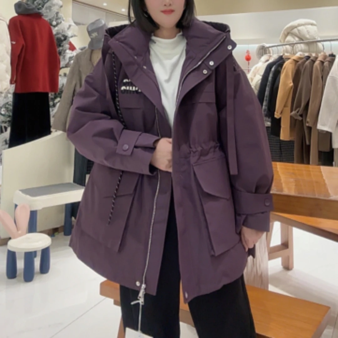 【心依阁铭品】C07派克羽绒服腰带款门店新年款